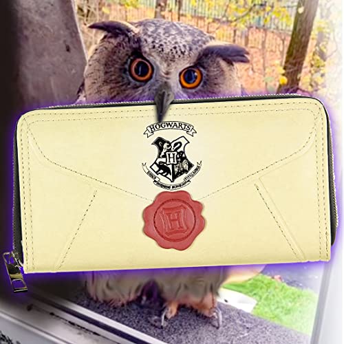 Harry Potter Wallet For Women Hedwig Hogwarts Letter Wax Seal Zip Around Womens Wallet4