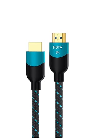 8K/4K HDMI kablosu   8K@60 Hz H zl  Ultra HD i in ekstra bak r, 2K@240 Hz/4K@144 Hz/8K@60 Hz   HDMI 2.0 ile uyumlu, Ethernet ile y ksek h z, Blu-ray/PS5/Xbox serisi X Siyah -  rg , 2 Metre