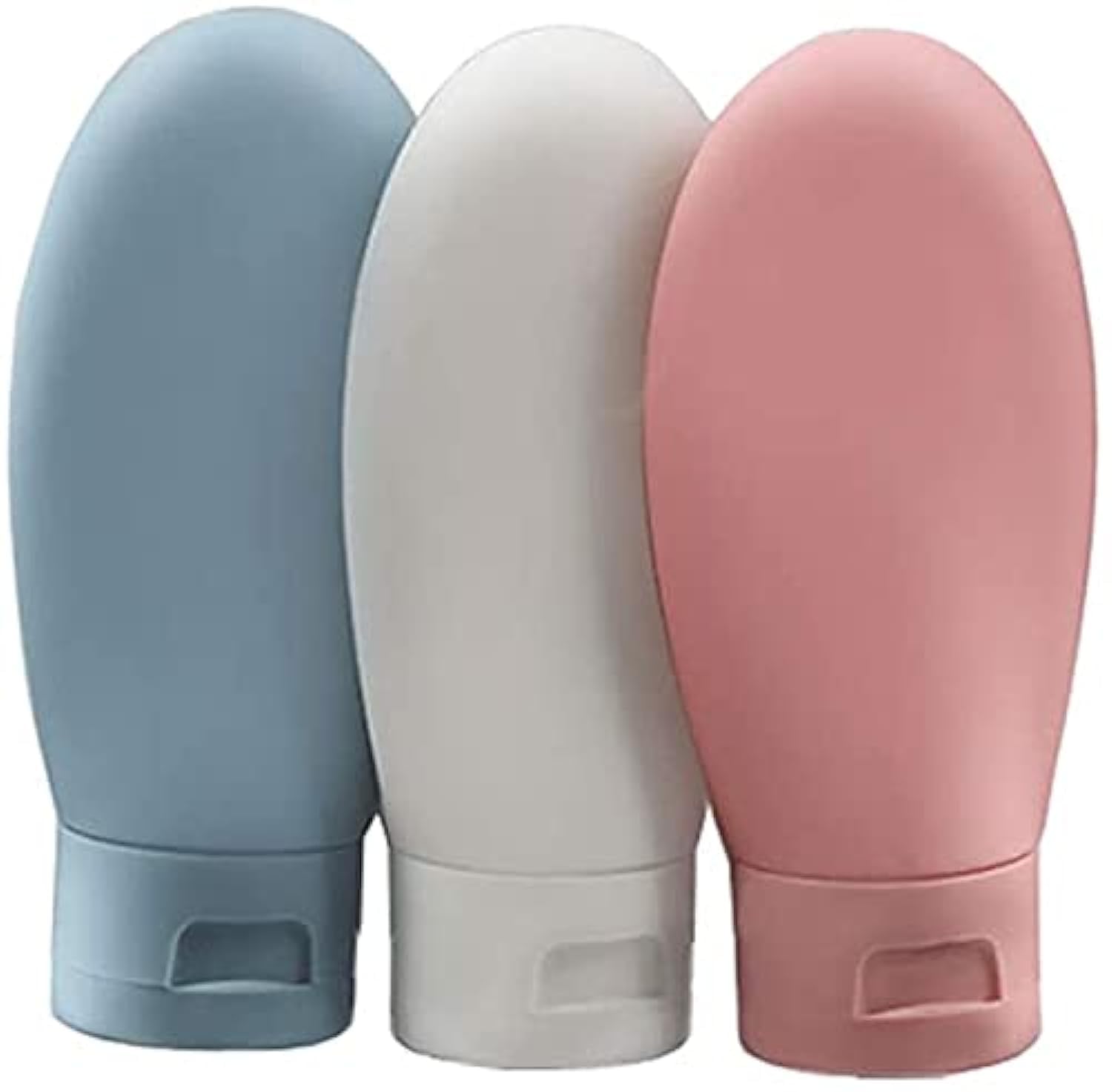 VOIISH Travel Toiletry Kit Bottle, 3 Pcs Leak Proof Refillable Squeezable Containers Set(60 Ml) With Label And Transparent Carry Bag For Liquid Shampoos, Soap And Toiletries. (Multicolor)-image-16