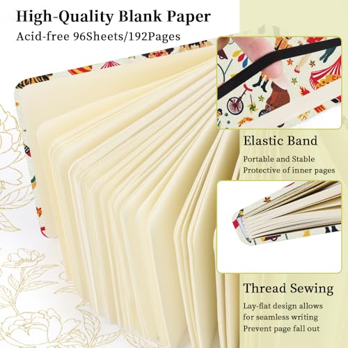 Image of 4.8 inch Pocket Sketch Book,80gsm Hardcover Art Sketchbook for Drawing Journal