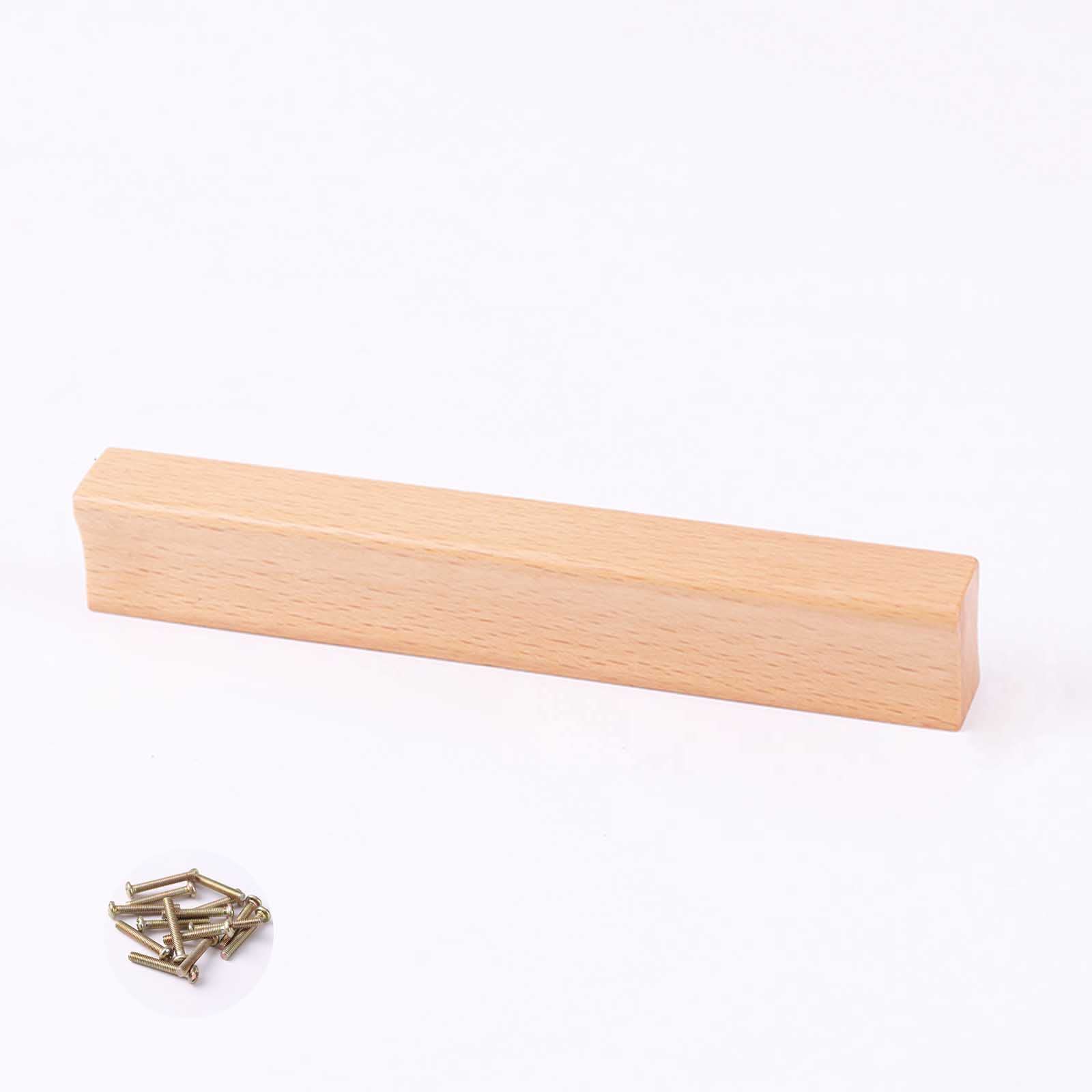 Manijas de madera maciza de 800mm para abrir puertas pesadas con comodidad