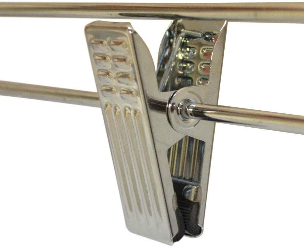 25 Pc 12'' Pant & Skirt Hanger Clip Fixture Retail Store