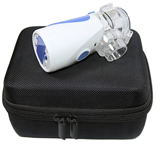 Maoershan Hard Carrying Case Compatible For PGG-bro Portable Nebulizer Machine Cool Mist Steam Inhaler Effective Handheld Mesh Nebulizer Machin (Case Only)