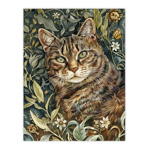 Artery8 Cat Lover Moggie Pet Hiding in Wildflower Field Living Room Extra Large XL Wall Art Poster Print für 18,99 EUR bei Amazon Bild: Artery8 Cat Lover Moggie Pet Hiding in Wildflower Field Living Room Extra Large XL Wall Art Poster Print für 18,99 EUR bei Amazon