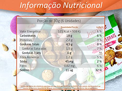 ORGÂNICO COOKIES CASTANHA DO PARÁ - 150g