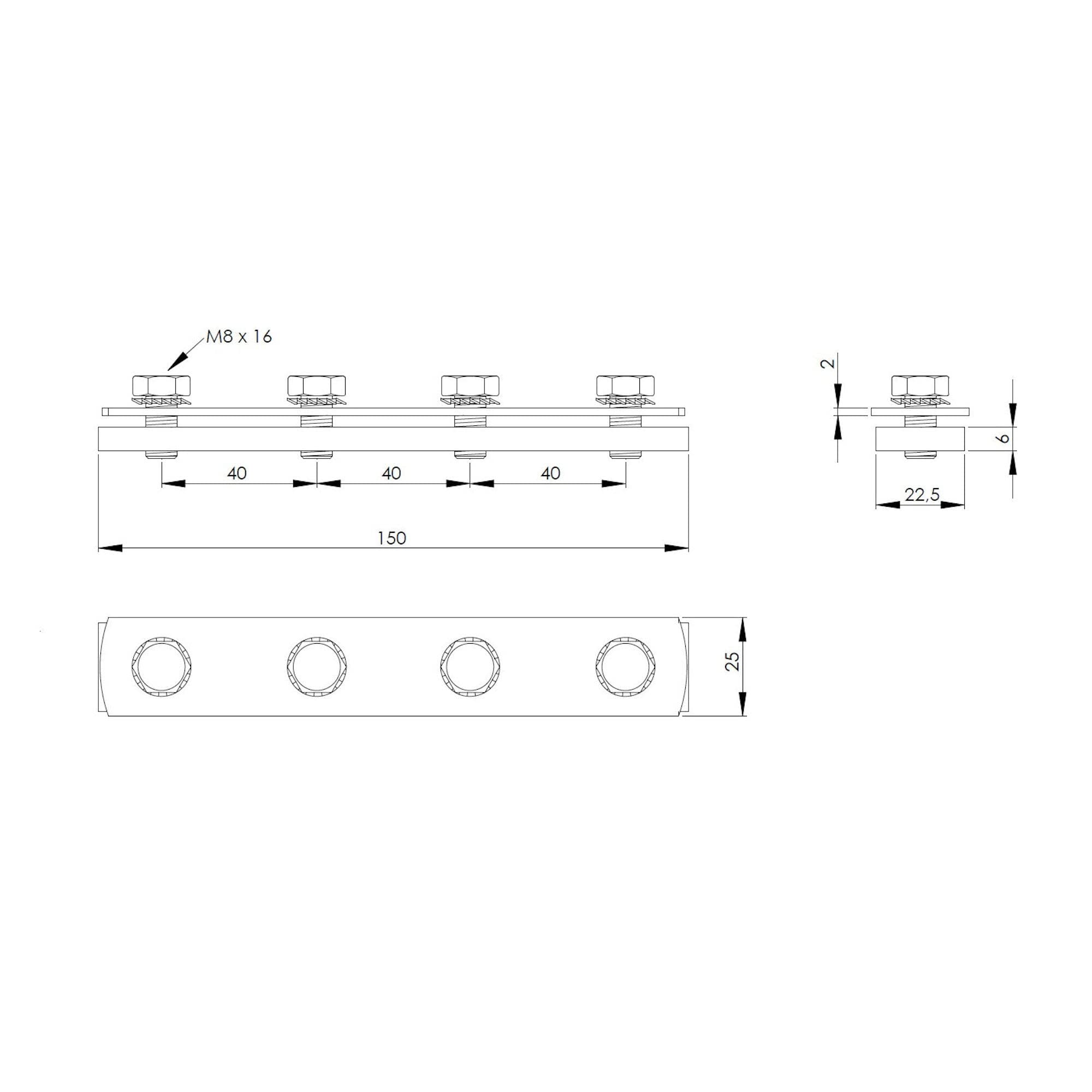 Attache De Fixation, Pour Rail Profilé CM3518