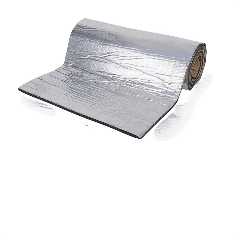 Heshuyan Standard 10Mm Automobile Insulation Noise Insulation Mat For Cars Acoustic Absorption Deadener Heatproof Soundproof Foam Deadening For Car Engine Hood Door Wall(Standard 10Mm)
