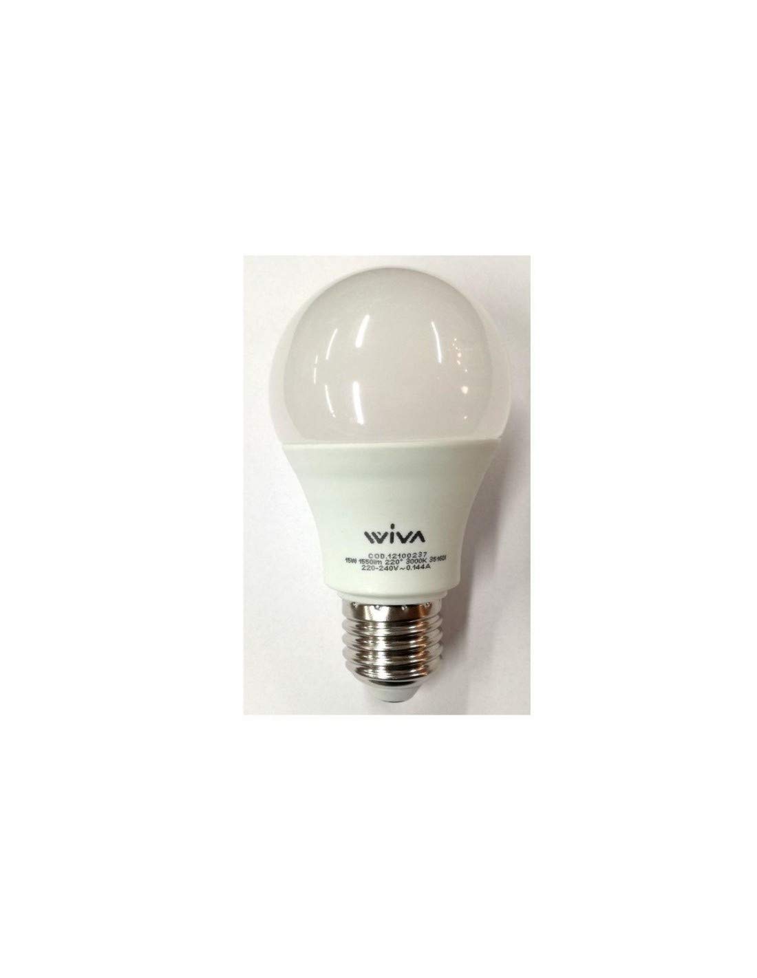 Wiva lampada LED – Lampada LED Basic Opal GLS E27 15 W 4000 K Bianco