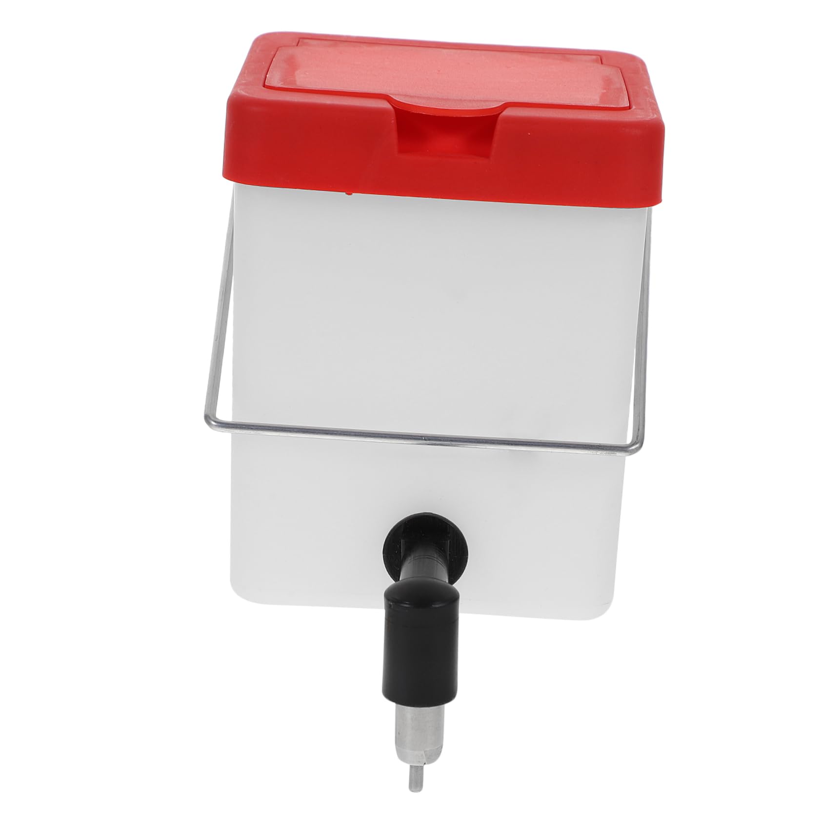 POPETPOP 1Pc Rabbit Water Fountain Automatic Drinking Bowl for Pets Leak Easy to Clean Material for Rabbit Cages and Convenient Water Supply White Random Color