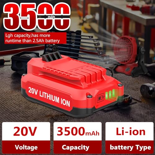 Craftsman 20V Lithium Battery 2Pack with Charger Kit for CMCB Series