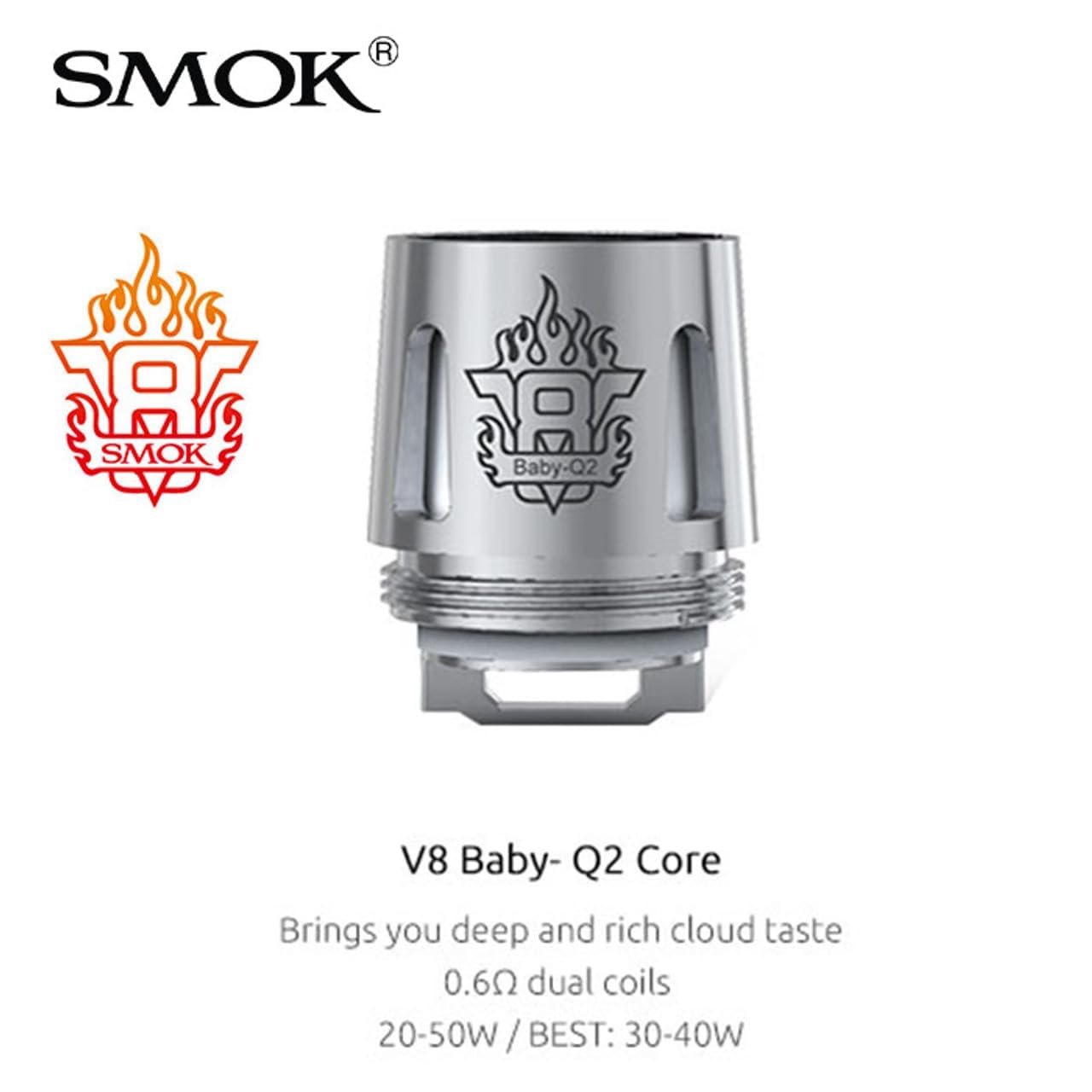 elfbar nachfüll pod läuft aus Résistances TFV8 Baby V2 Smok – Lot de 3 coils pour clearomiseur – A&L main image 0