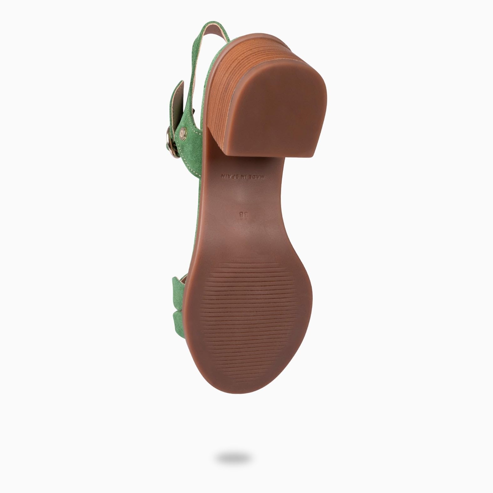 miMaO. Sandales à talon ultra confort en cuir