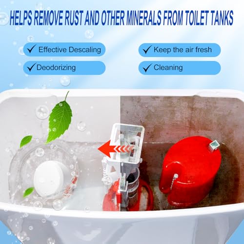 IFSRF Automatic Toilet Bowl Cleaner Tablets - 50 Pack, Bleach Free, Descale & Deodorize, Septic-Safe, Continuous Cleaning with Fresh Scent, Drop-In Tank Cleaner for All Toilets get a fresher bathroom by IFSRF - Image 4