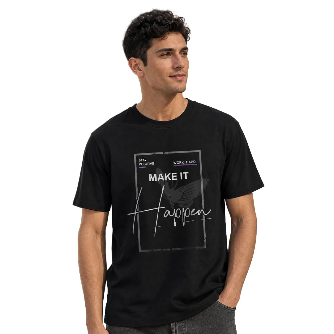 nobero Men's Graphic Print Regular Fit T-Shirt-picture-38