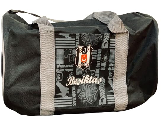 Sac de sport BJK 1903 unisexe original, grand sac de football et fitness spacieux