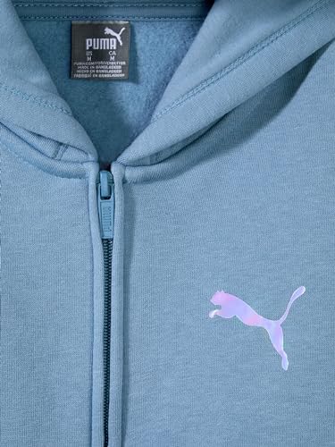 Image of PUMA Girls' Core Logo Zip Up Hoodie