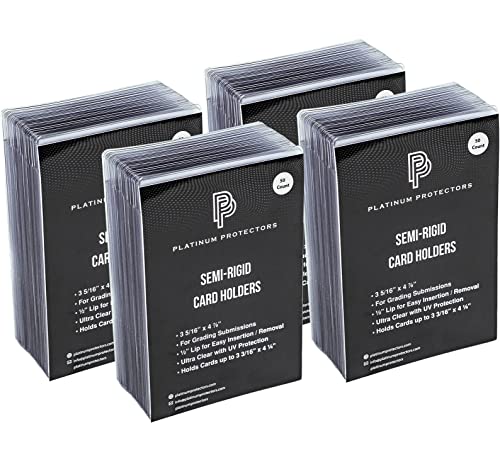 Tarjeteros semirrígidos para envíos de tarjetas clasificadas coleccionables estándar paquete de 200