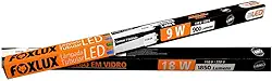Foxlux Lâmpada Tubular LED 9W 3000K Bivolt
