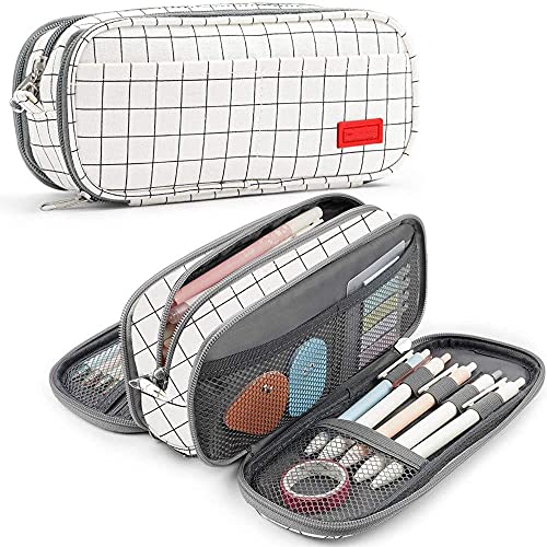 YOYIK Trousse Double Compartiment Trousse Scolaire Trousse Grande Capacité Etuis à Crayons Cover