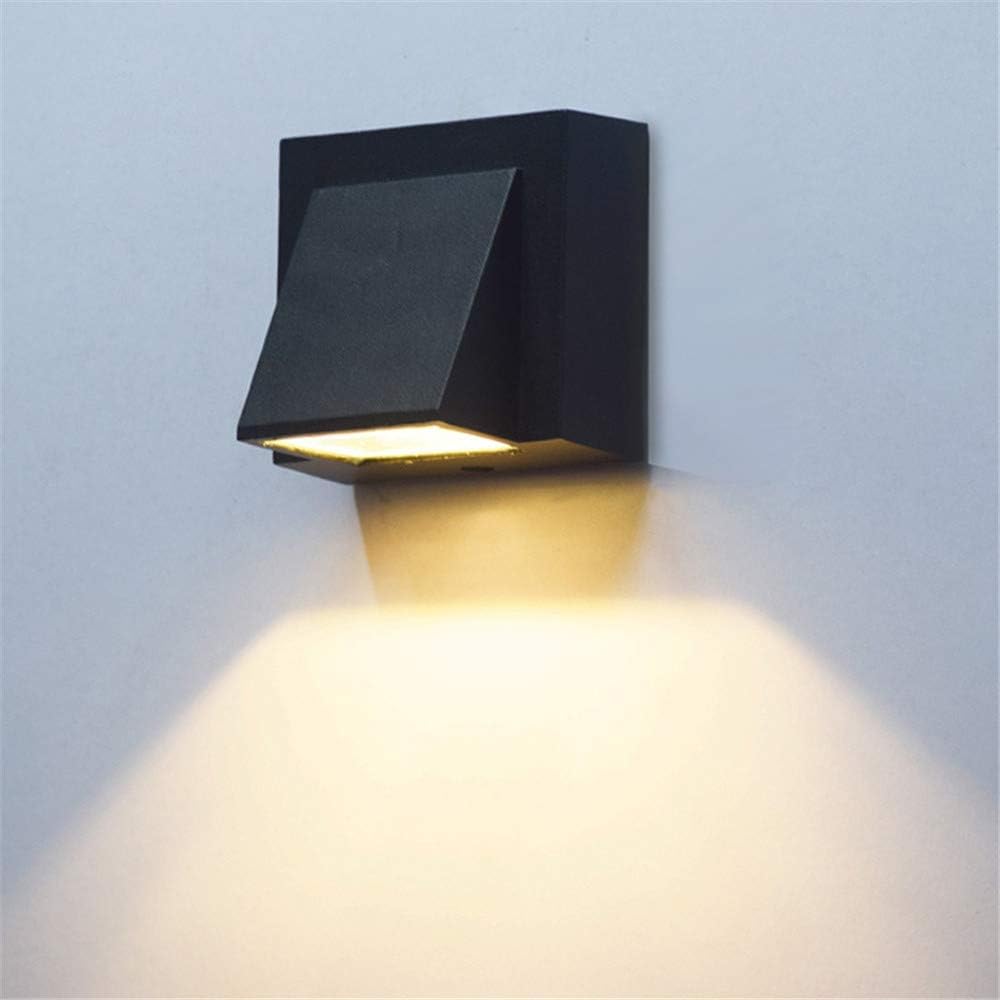 AFN LIGHTINGS LED Wall Light Aluminum Waterproof Modern Wall Lamp Warm White Outdoor Light Sconce Outdoor/Indoor for Staircase Bedroom Living Room Balcony Porch 5W 3000K 7.3x6x8 cm