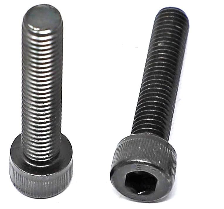 Image of iexcell 10 Pcs M8 x 40mm Thread Pitch 1.25 mm Alloy Steel 12.9 Grade Hex Socket Head Cap Screws Bolts Kit, Black Oxide Finish