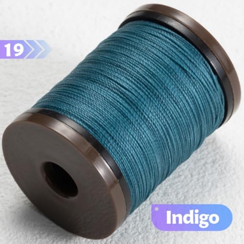 Hilo encerado redondo 0.4mm de poliéster para coser, pack x2 miniatura 2