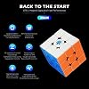 BroMocube Gan 356 M Speed Cube 3x3 Stickerless Puzzle Cube Gan 356M 3x3x3 Magnetic Magic Cube (Standard Version)