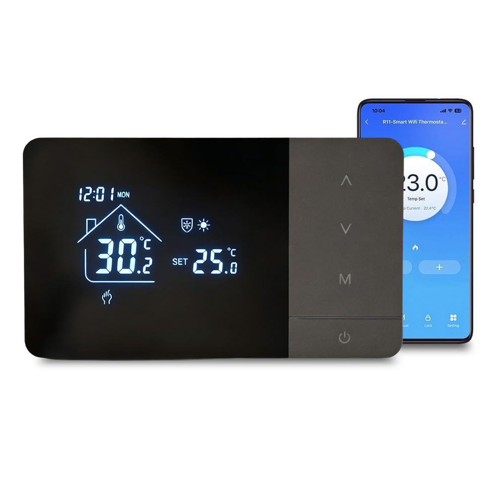 Thermostat WiFi W506 3 A, 2 fils pour chaudière, programmable 7 jours