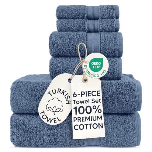 Chakir Turkish Linens Soft & Absorbent 100% Cotton Premium Turkish Towels for Bathroom