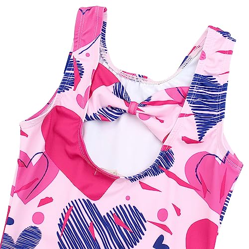 Image of MODAFANS Leotards for Girls Gymnastics with Shorts Dance unitards Tumbling Biketards with Hair Scrunchie for3-13T