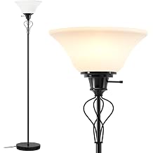 Floor Lamps for Living Room, 70" Tall Torchiere Floor Lamps, Plastic Shade