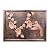 CT Copper Tailor Copper Backsplash for Kitchen, Hand Hammered Copper Tile Mural, Decorative Metal Wall Art for Bathroom, Fireplace,Flowers and Humming Bird Design,24"W x16"H