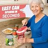 Electric Can Opener, One Touch Automatic Hands-Free Can Opener with Smooth Edge Cutting & Magnetic Lid Holder, Battery Powered Kitchen Tool for Arthritis Sufferers, Elderly, Weak Grip - 6