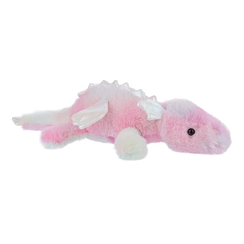 Apricot Lamb Toys Plush Colorful Lying Dragon Dinosaur Stuffed Animal Soft Cuddly Perfect for Child (Colorful Dragon,15 Inches) - Small - Multicolor