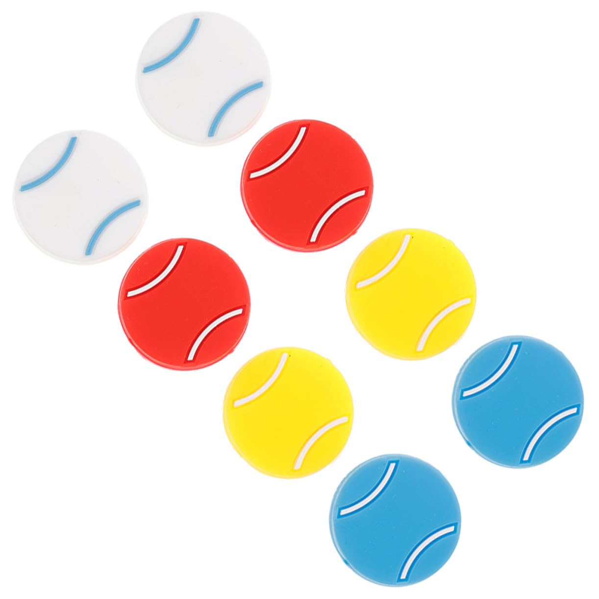 SUPVOX 8Pcs Tennis Racket Vibration Dampener for Tennis Rackets for Enhanced Comfort and Stability