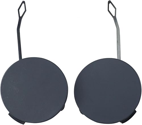 1 par de tapas de gancho de remolque para parachoques delantero, sin pintar, para Alfa Romeo Giulia 2015-2017