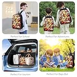 yumcute QXBackpacks4 Kindergarten Girls Boys, Kids Football Star School Bag for Aged 3-12 Years, Children Rucksack, Kids Casual Travel Bag36cm x 24cm x 11cm Toddler Schoolbag for Kids. - Image 6