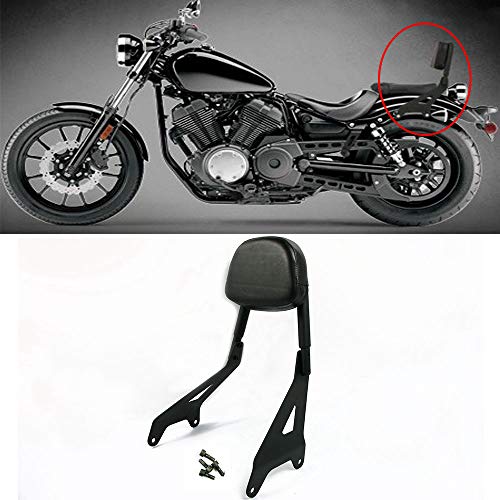 Detachable Backrest Sissy Bar With Pad For Yamaha Bolt XV950 XVS950 2013 2014 2015 2016 2017 (For Yamaha Bolt A)