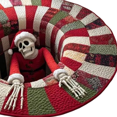 Tapis de Noël 3D pour décoration d'hiver de cuisine et salon