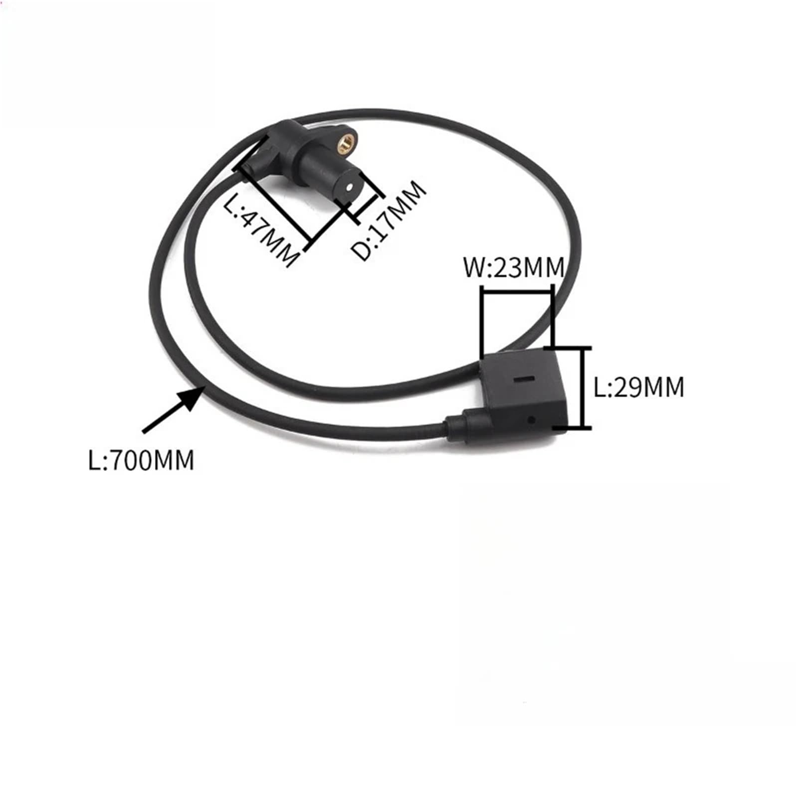 OE:12141726066 Czujnik położenia wału korbowego pasujący do BMW E36 E28 E34 E39 E46 1980-2006 Części samochodowe Akcesoria