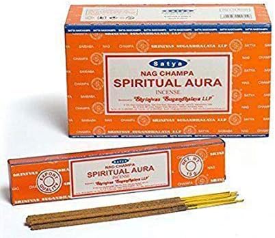 Satya Spiritual Aura Incense Sticks Agarbatti Indian Natural Fragrance Pack of 3