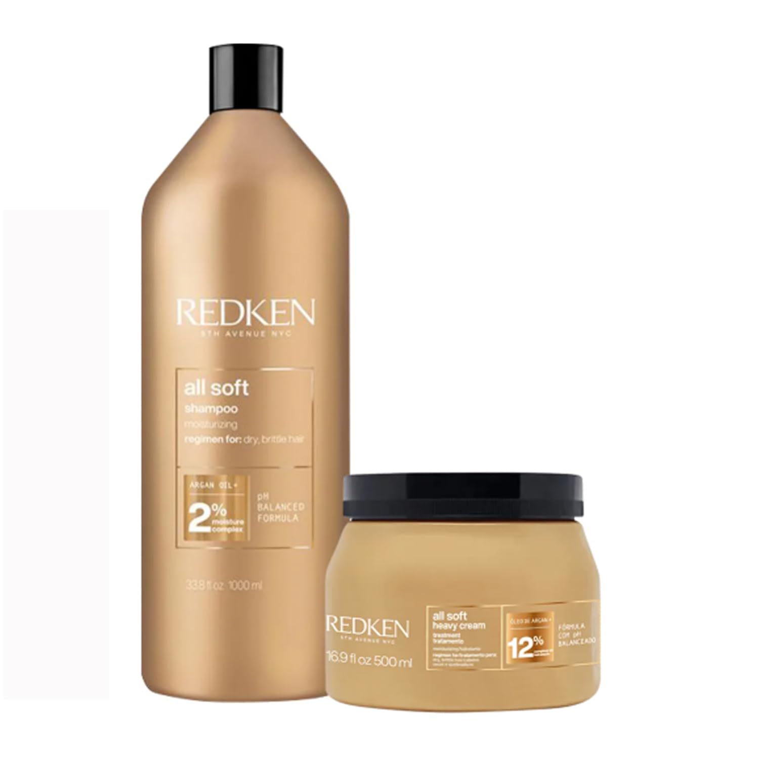 Kit Shampoo e Máscara Redken All Soft Grande