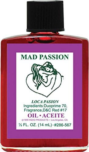 (12Pack) Indio Products Spiritual Anointing Oil- MAD Passion 1/2oz