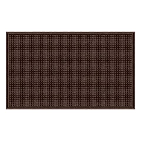 Apache Mills Squares Mat, Walnut, 3-Feet by 5-Feet (60-880-1403-03600060) Cover