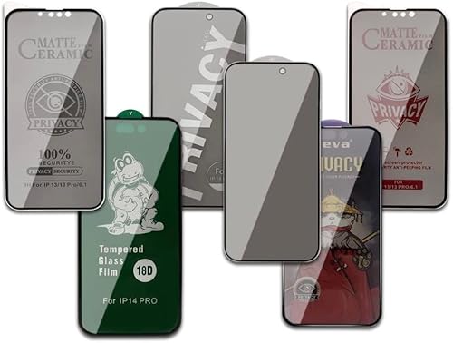 Protector de pantalla de vidrio de privacidad para iPhone 13 Pro Max
