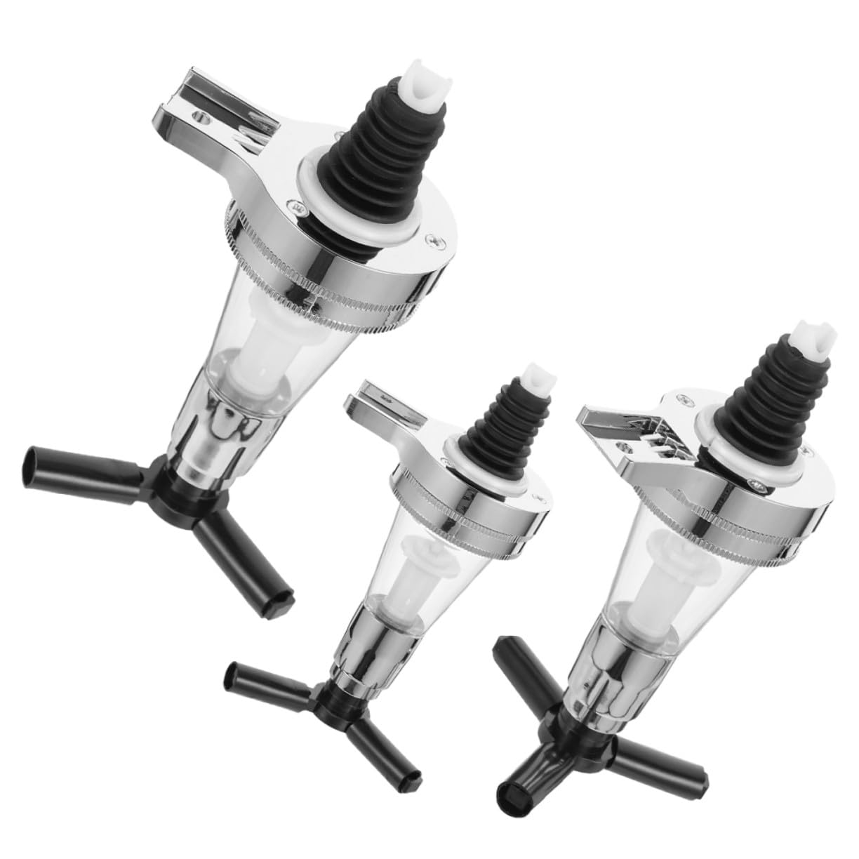 3 Piezas Dispensador de Licor Pared Bomba Dosificadora de Agua para Botellas de Plástico y Silicona Ahorro de Espacio Fácil Limpieza para Fiestas