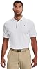Under Armour Mens 2024 Golf Tech Wicking Textured Soft Light Polo Shirt