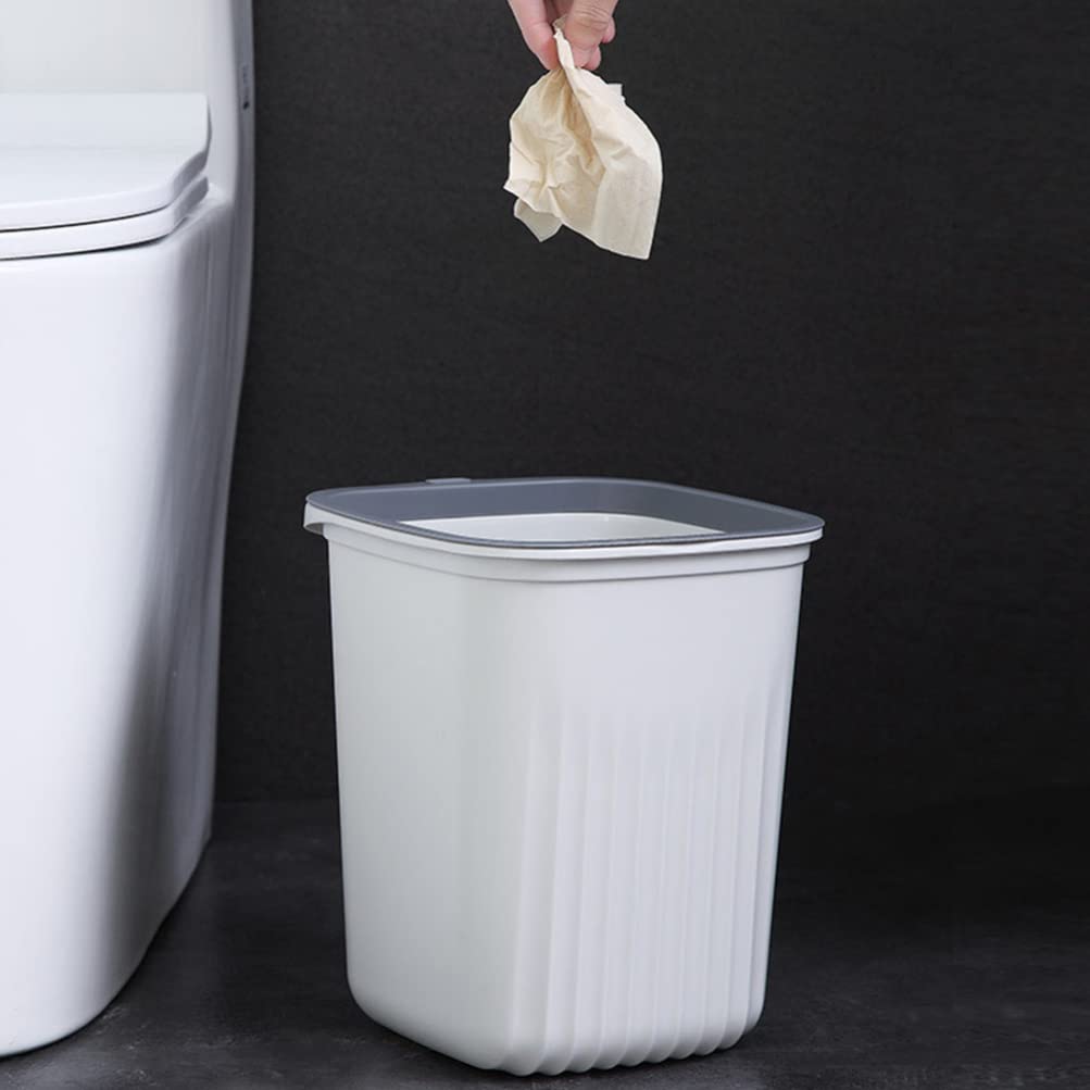 Zerodeko 3 Pezzi Di Plastica Quadrata Pattumiera Bidone Della Spazzatura Bidone Rifiuti Cestino Della Spazzatura Secchio Della Spazzatura Cestino Rifiuti Alimentari Contenitore Per