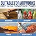MCTRHG Gloss Varnish for Acrylic Painting, Artist's Acrylic Varnish, Non-Yellowing, Non-Toxic, Anti-Crazing, High Gloss Finish, for Artwork, Acrylics Paint, Suitable for Pro Artists, Hobby Painter
