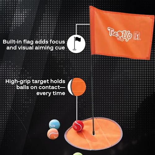 Image of PGA Tour Golf Practice Aids By Golfgen: Premium Chipping Nets, Putting Rings, & Targets, Indoor & Outdoor Training, Improve Accuracy & Control, Master Putting and Chipping, Portable for On The Go